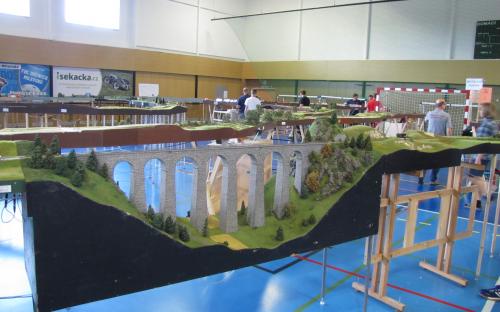 Starší model kamenného mostu podle vzoru v Milevsku