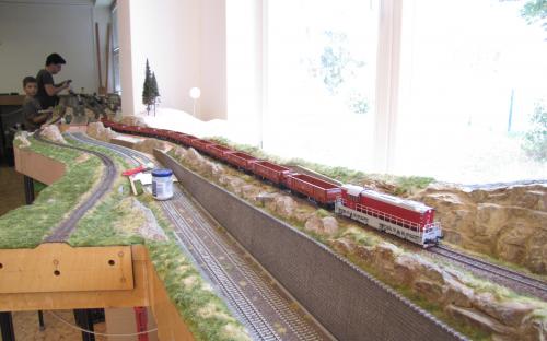 Old and new parts of our model raiway layout 