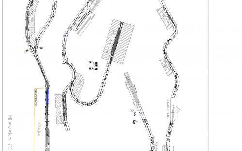 Layout modulového kolejiště v Milesku během setkání FREMO (6/2025)